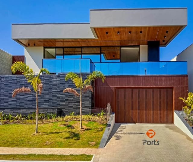 Fachada residencial moderna executada pela Ports Esquadrias